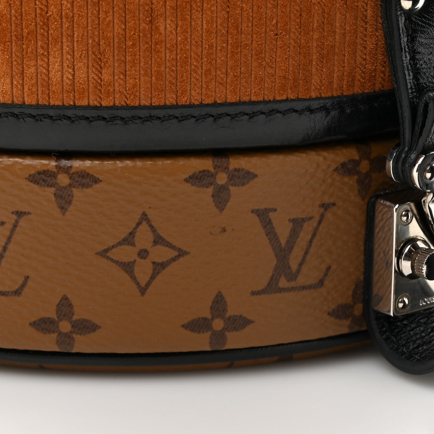Reverse Monogram Leopard Petite Boite Chapeau