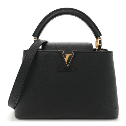 Louis Vuitton Taurillon Capucines BB Black 1 of 12