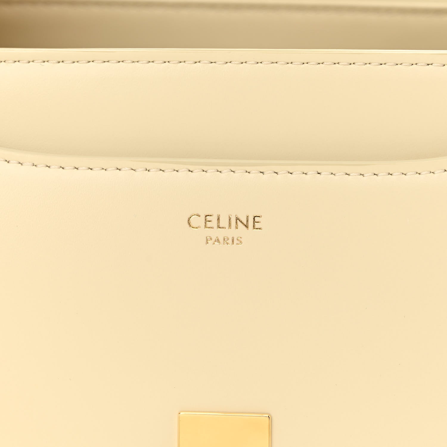Celine Satinated Calfskin Small 16 Top Handle Bag Limestone 6 of 13