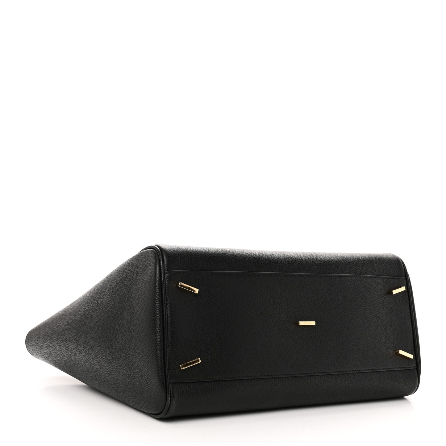 Hammered Calfskin XL East West Tote Bag Black