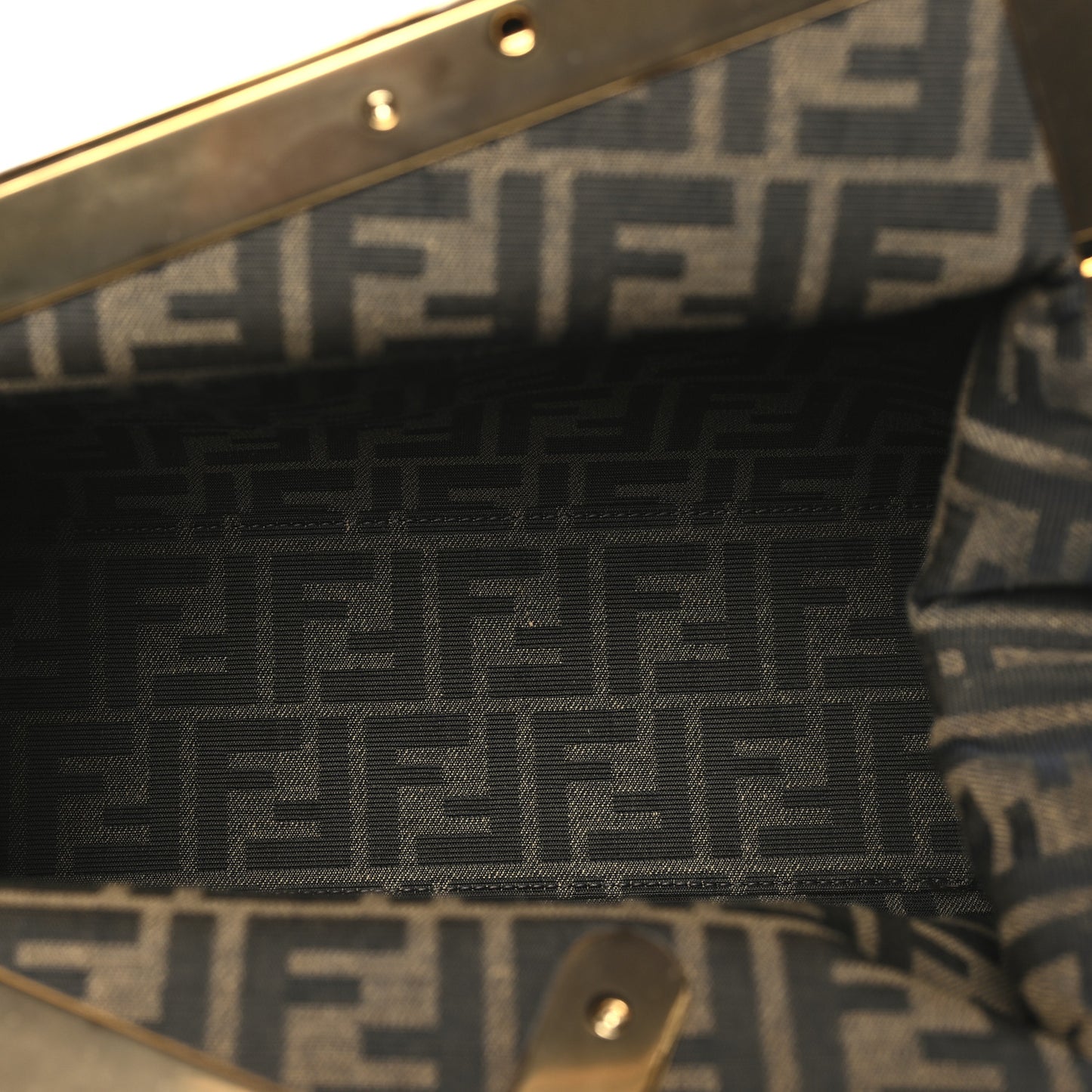 Shiny Nappa Medium Fendi First Caramello