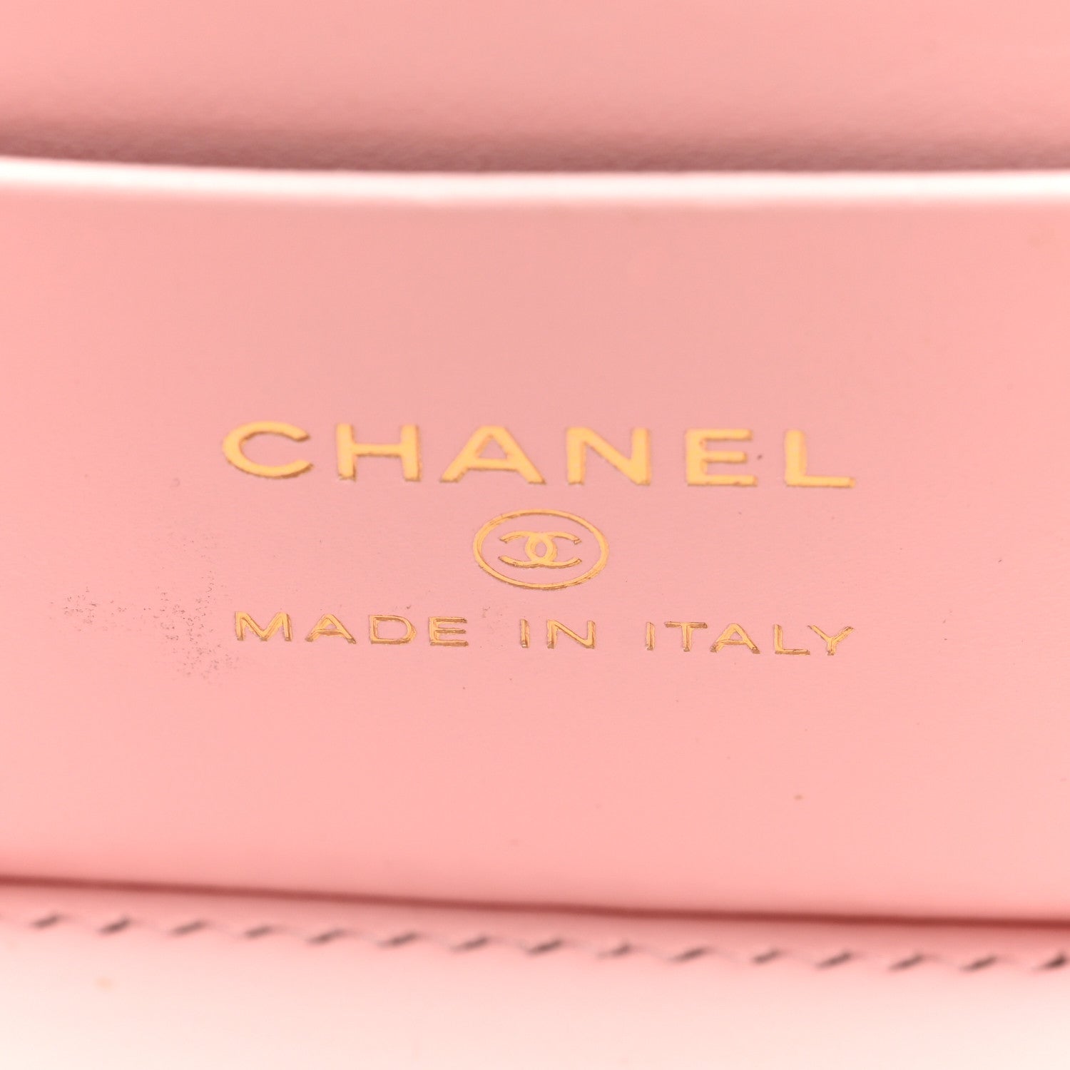 Chanel Caviar Quilted Small Vanity Case With Chain Light Pink 6 of 12