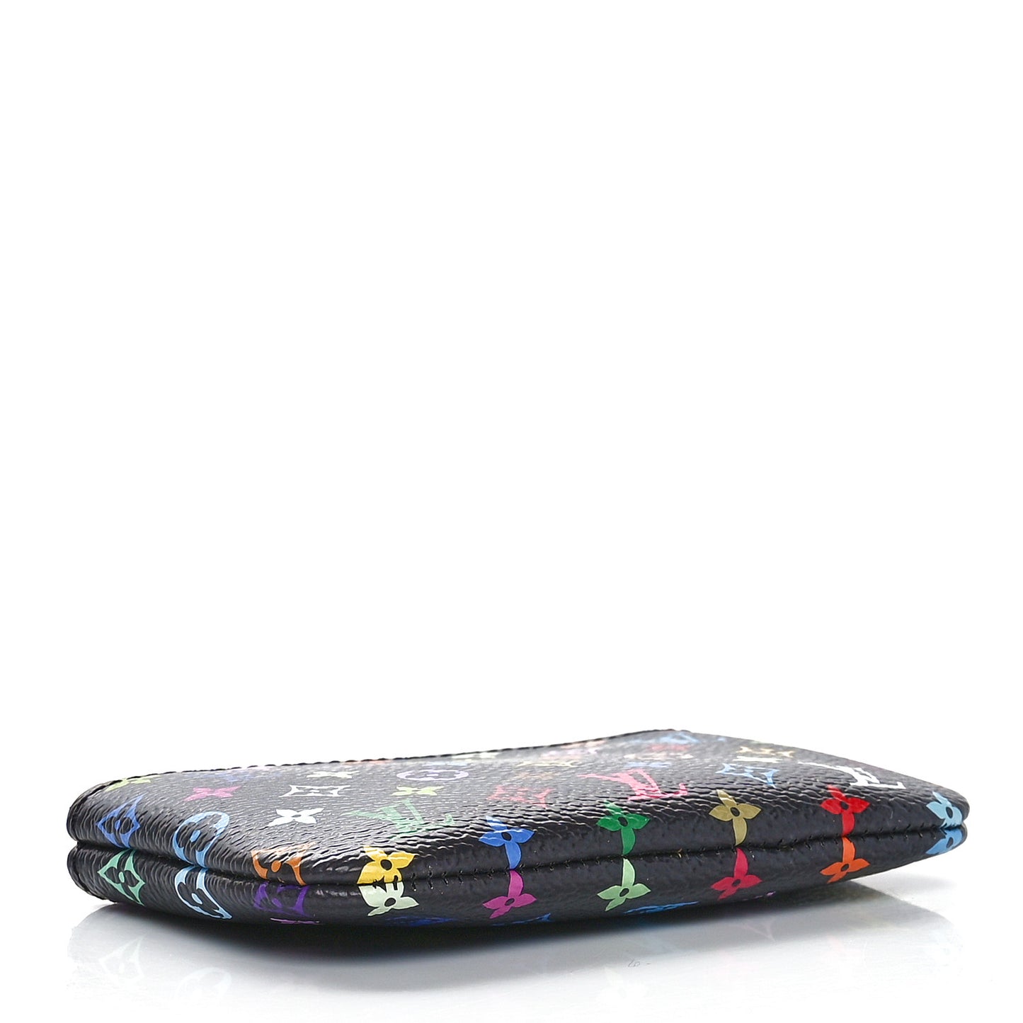 LV X TM Monogram Multicolor Key Pouch Black