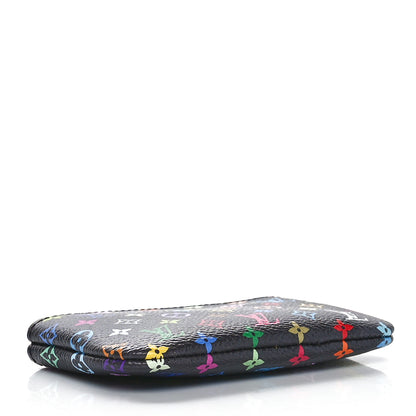 Louis Vuitton LV X TM Monogram Multicolor Key Pouch Black 4 of 7