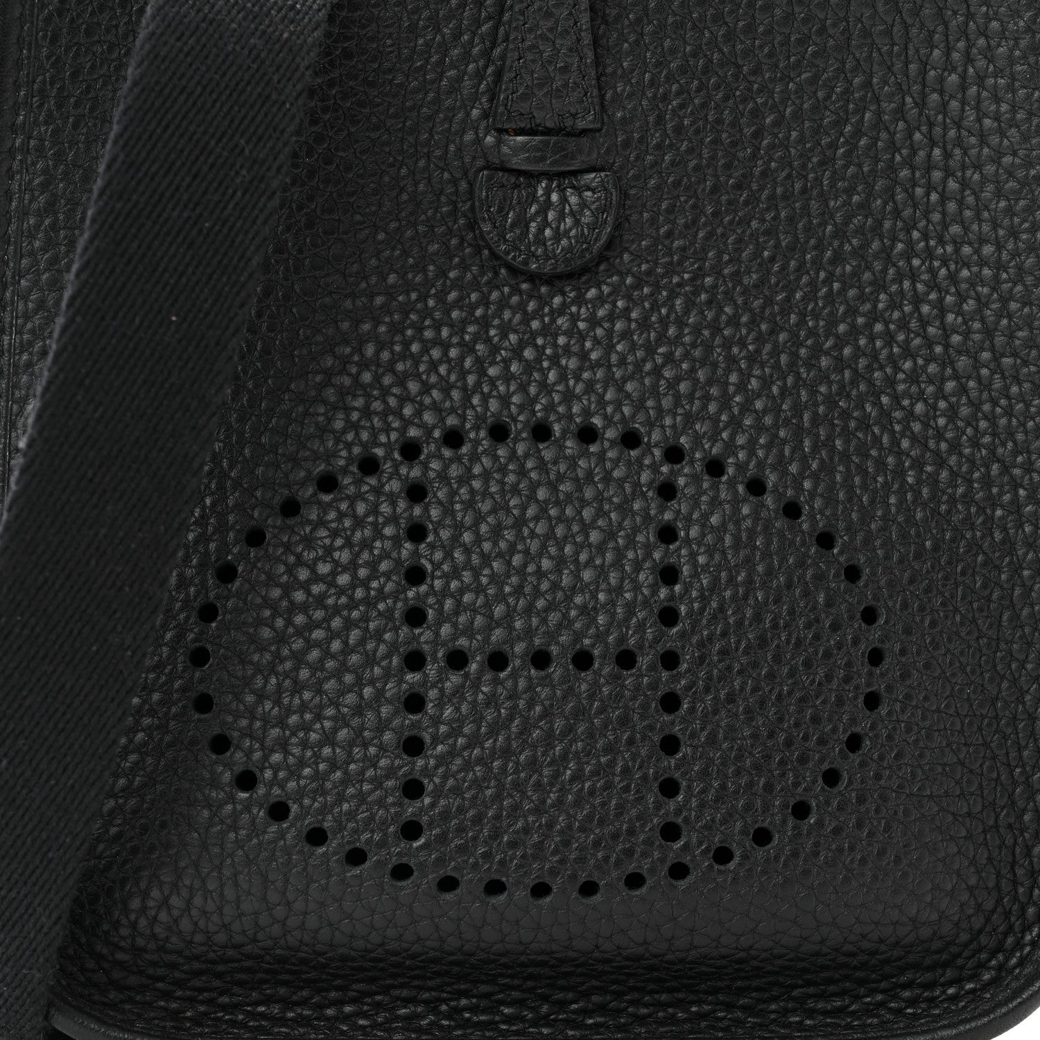 Hermes Taurillon Clemence Evelyne TPM Black 8 of 11
