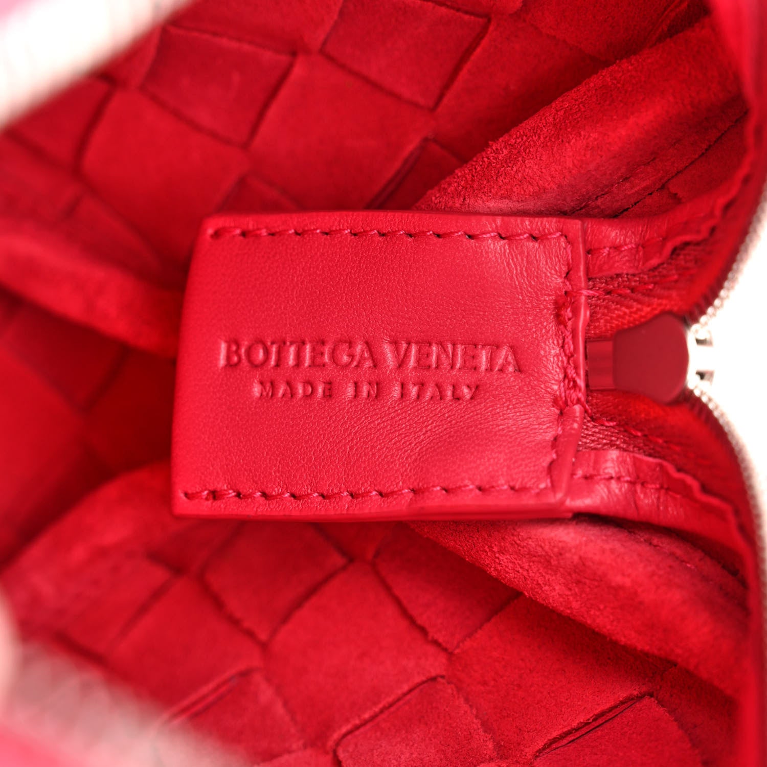 Bottega Veneta Nappa Intrecciato Mini Loop Camera Bag Cranberry 6 of 9