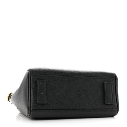 Versace Grained Calfskin Small La Medusa Top Handle Bag Black 4 of 10
