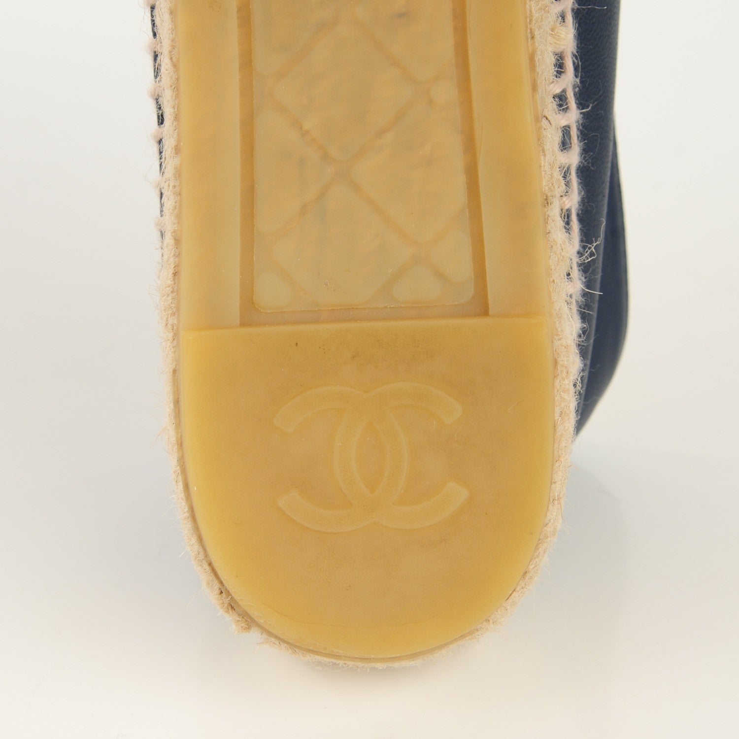 Chanel Lambskin Espadrilles 37 Dark Navy 11 of 11
