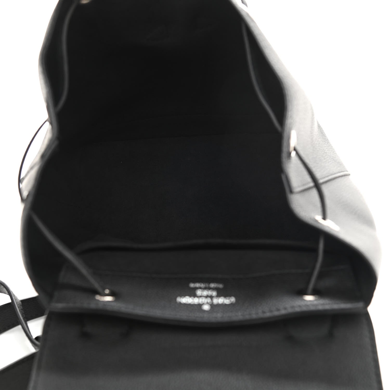 Louis Vuitton Calfskin Lockme Backpack Black 5 of 11