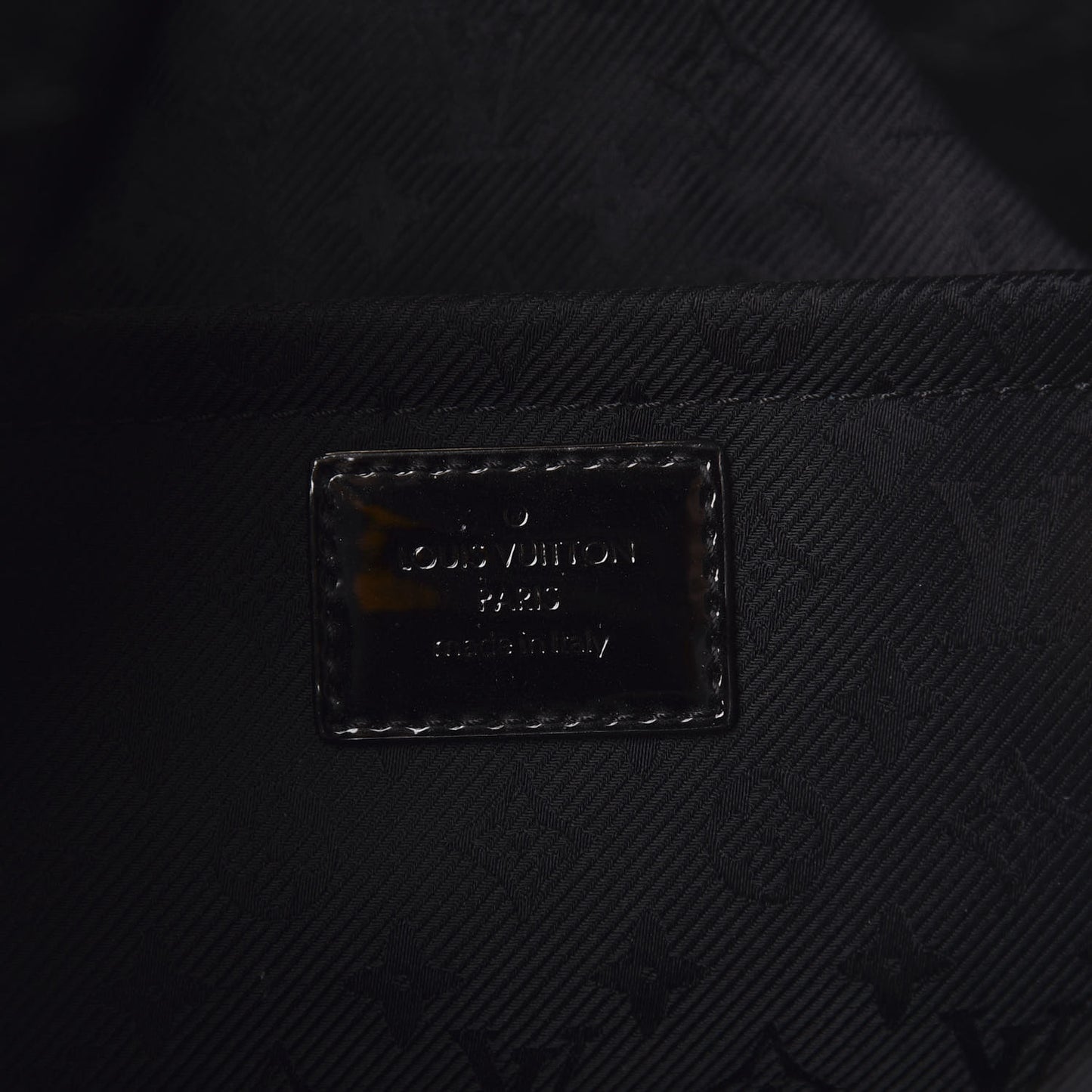 Calfskin Quilted Monogram Altair Clutch Black