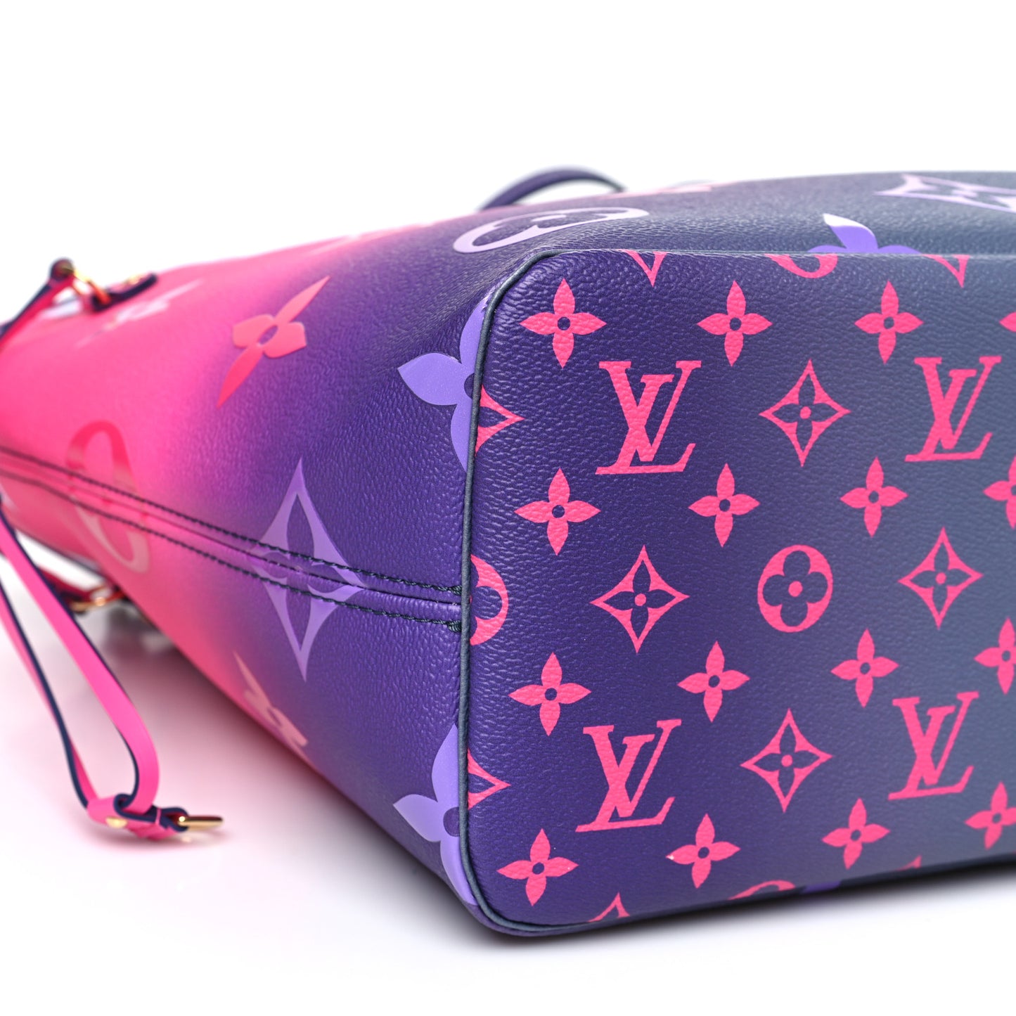 Monogram Giant Spring In The City Neverfull MM Midnight Fuchsia