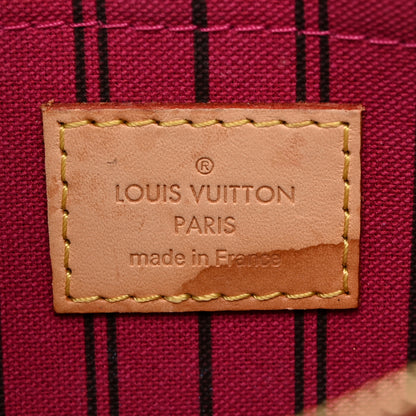 Louis Vuitton Monogram Neverfull MM GM Pochette Pivoine 6 of 7