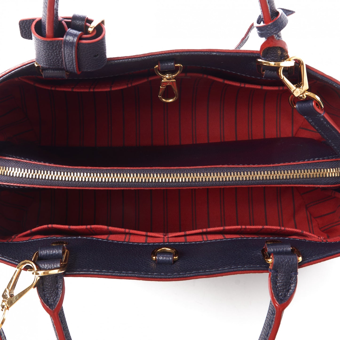 Empreinte Montaigne MM Marine Rouge