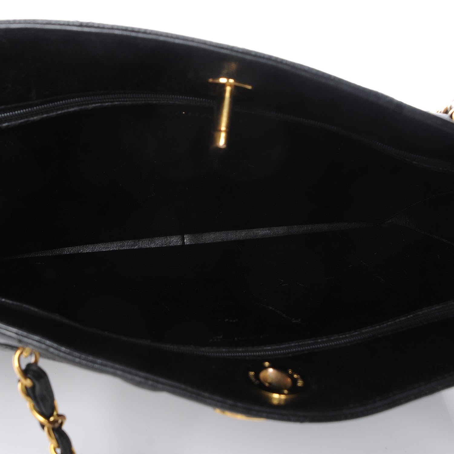 Chanel Caviar Quilted CC Shoulder Bag Black 5 of 8