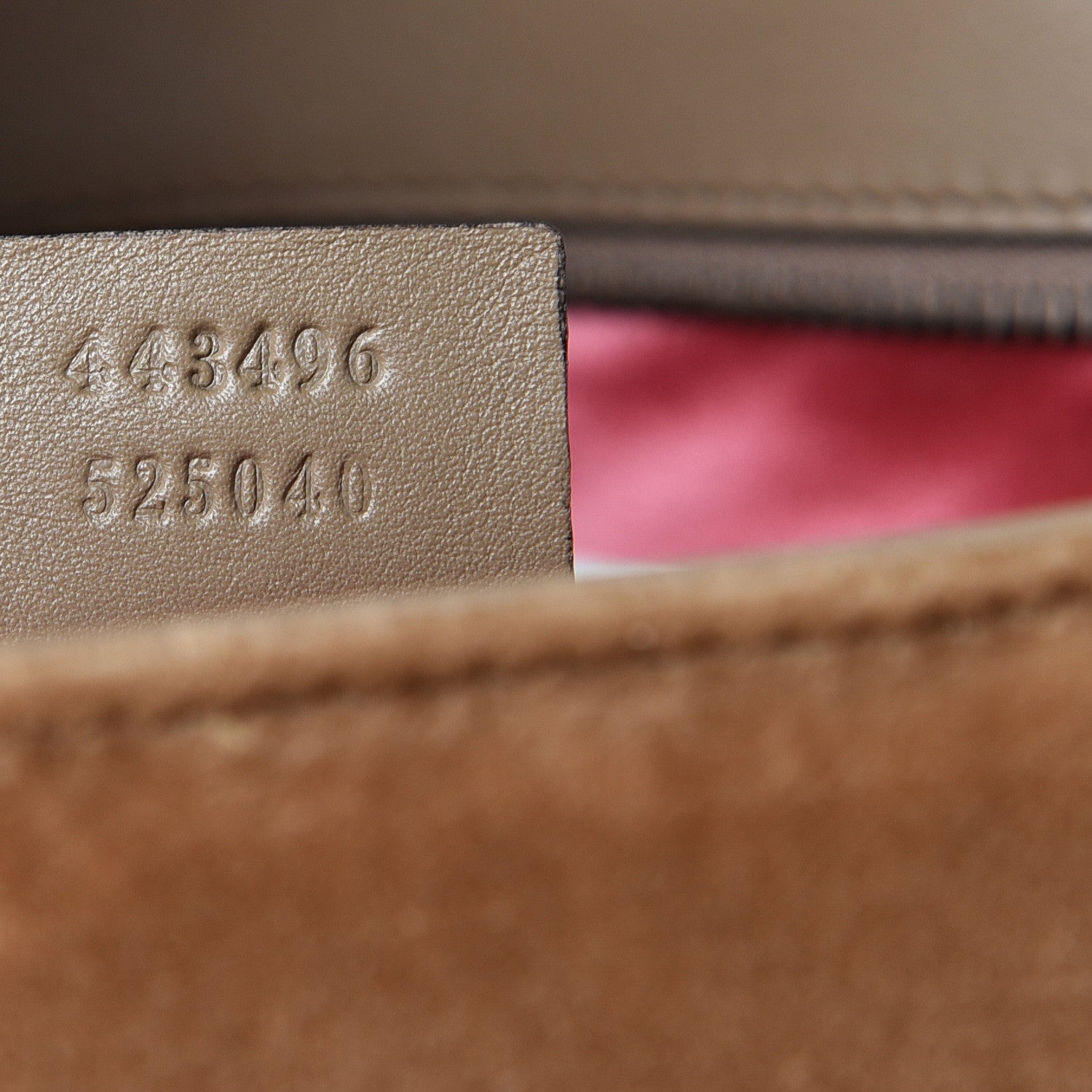 Gucci Velvet Matelasse Medium GG Marmont Shoulder Bag Taupe 6 of 14