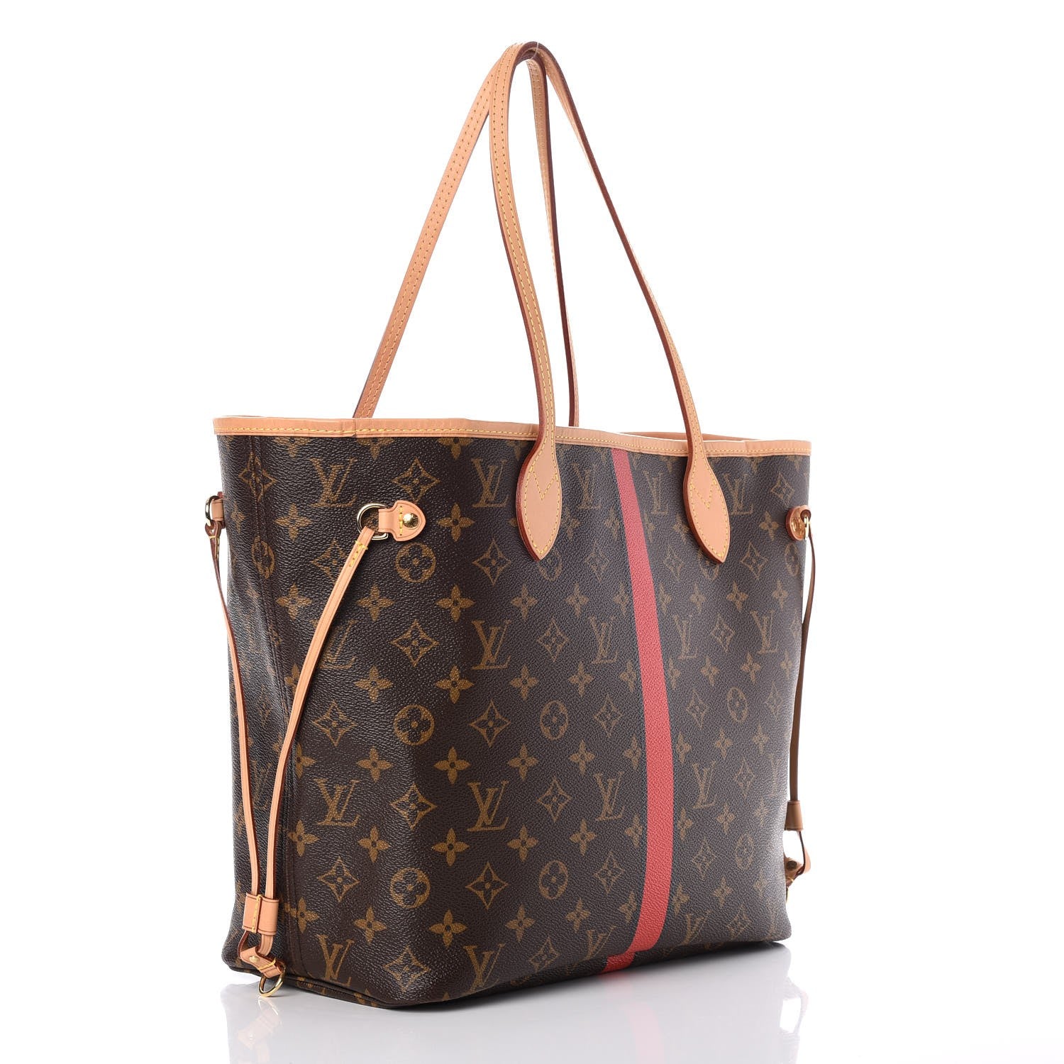 Louis Vuitton Monogram My LV Heritage Neverfull MM Rouge Black 3 of 12