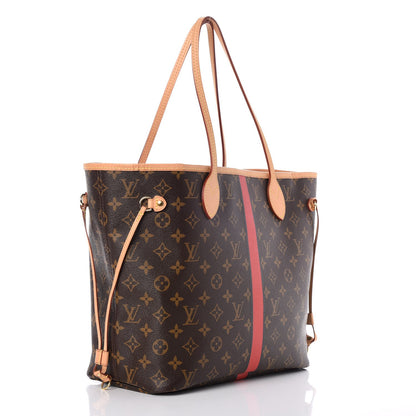 Louis Vuitton Monogram My LV Heritage Neverfull MM Rouge Black 3 of 12