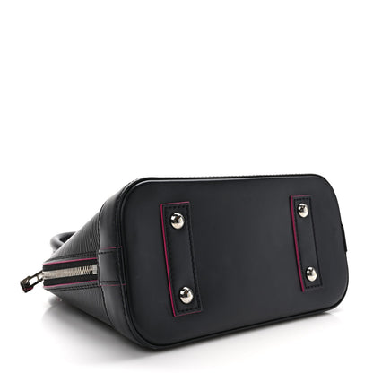 Louis Vuitton Epi Alma BB Black Hot Pink 4 of 10