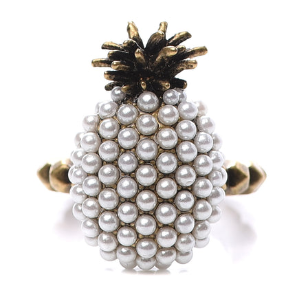 Gucci Pearl Pineapple Ring XS Cream 1 of 7