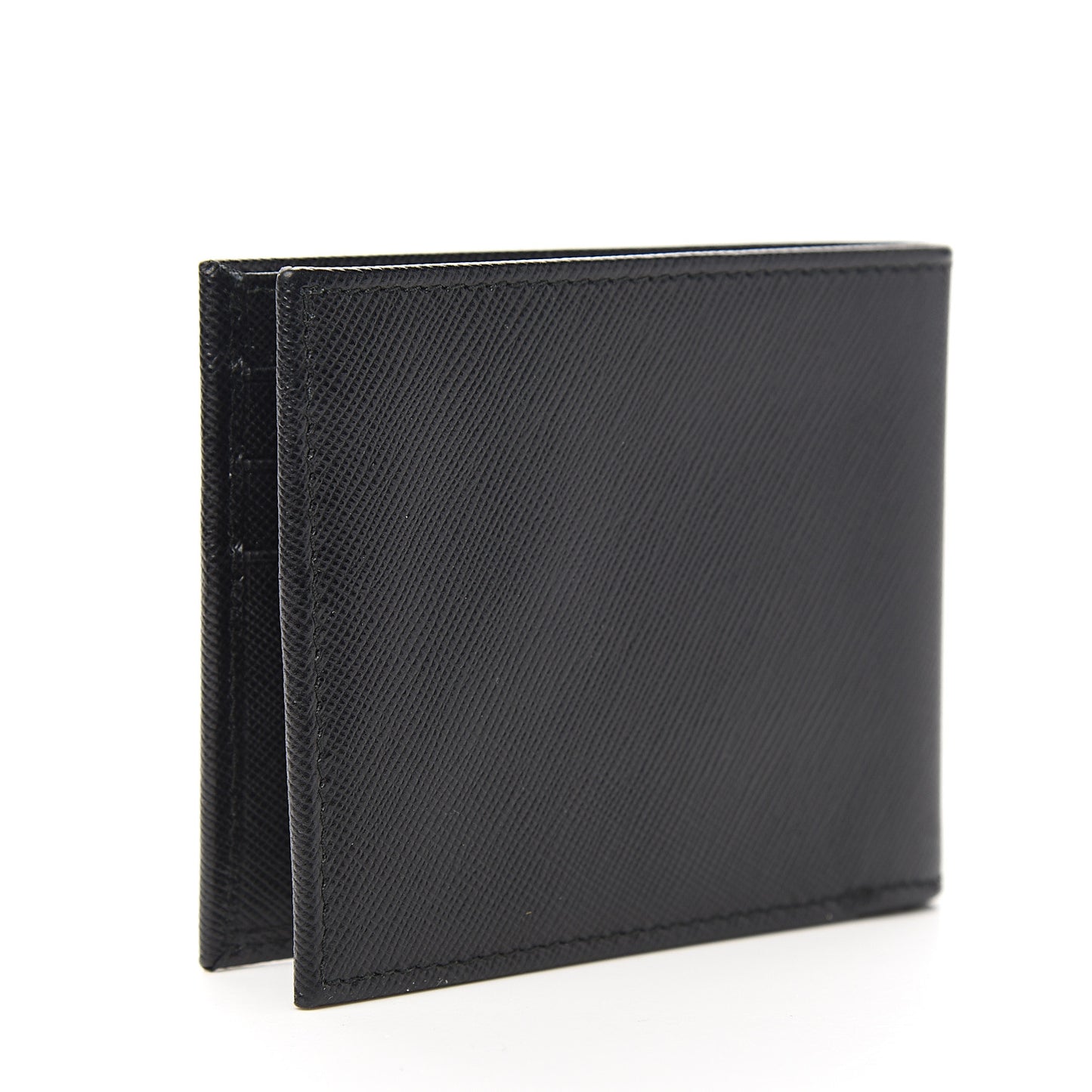 Saffiano Bi-Fold Wallet Black