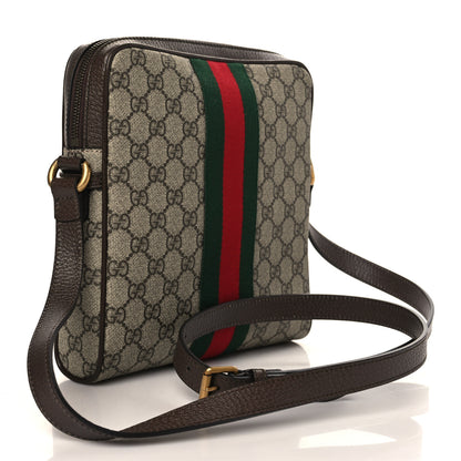 Gucci GG Supreme Monogram Web Small Ophidia Messenger Bag Brown 3 of 9