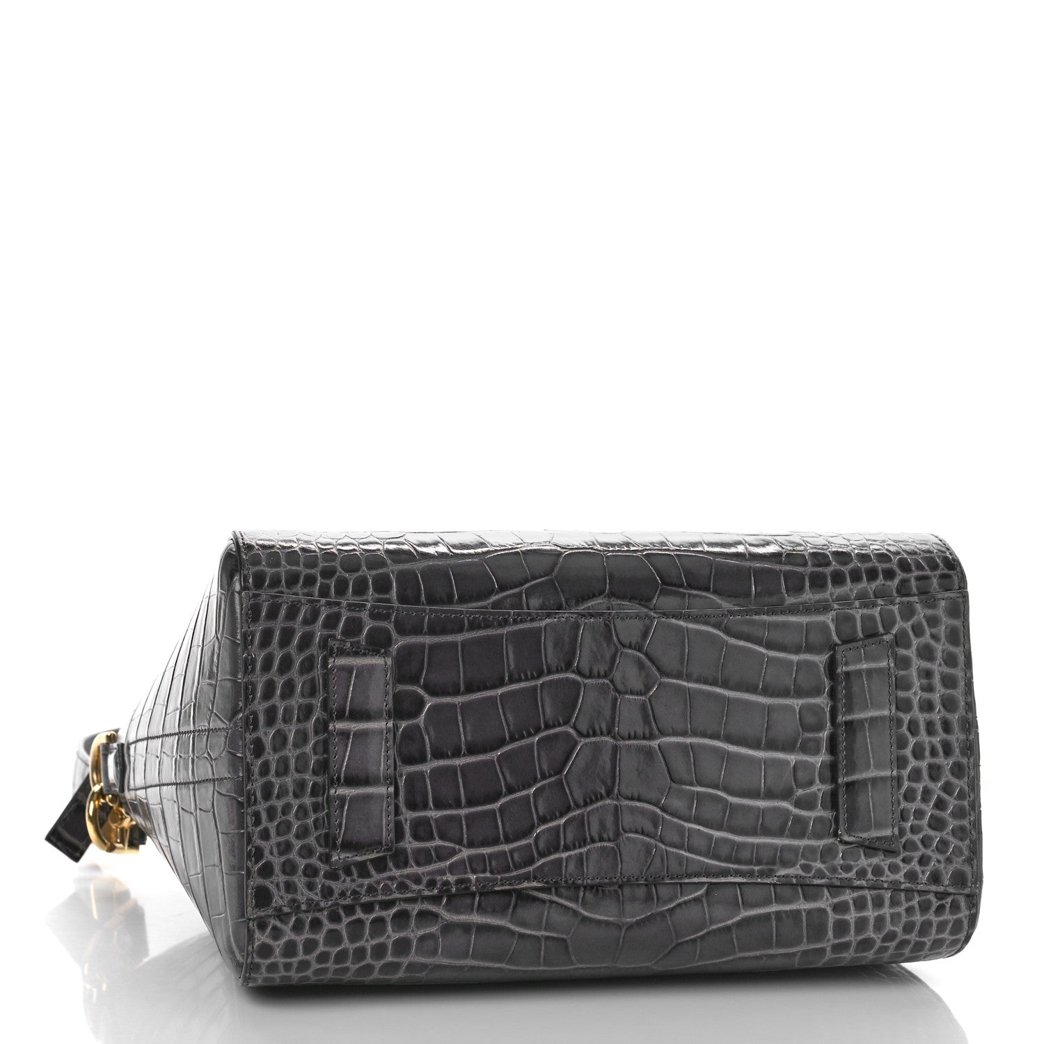 Givenchy Calfskin Crocodile Embossed Small Antigona Storm Grey 4 of 8