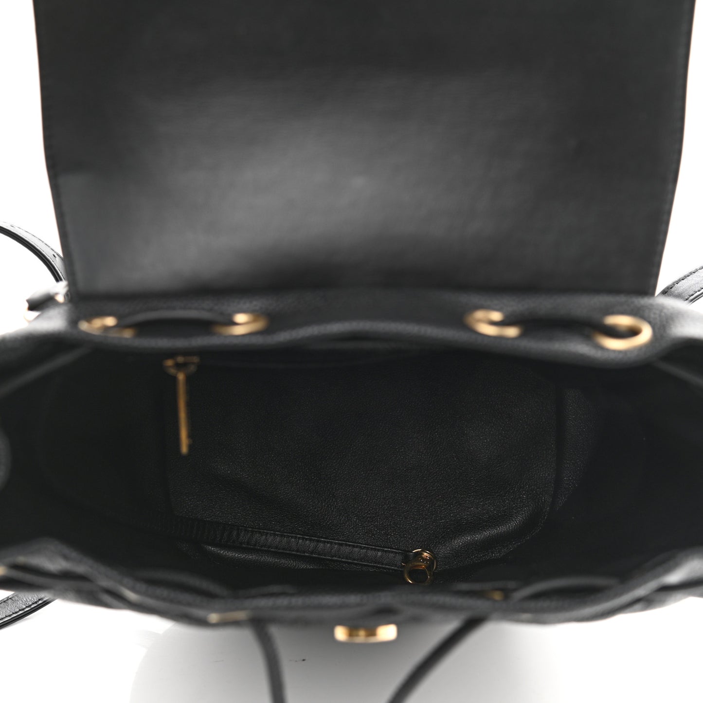 Caviar Quilted Filigree Backpack Black