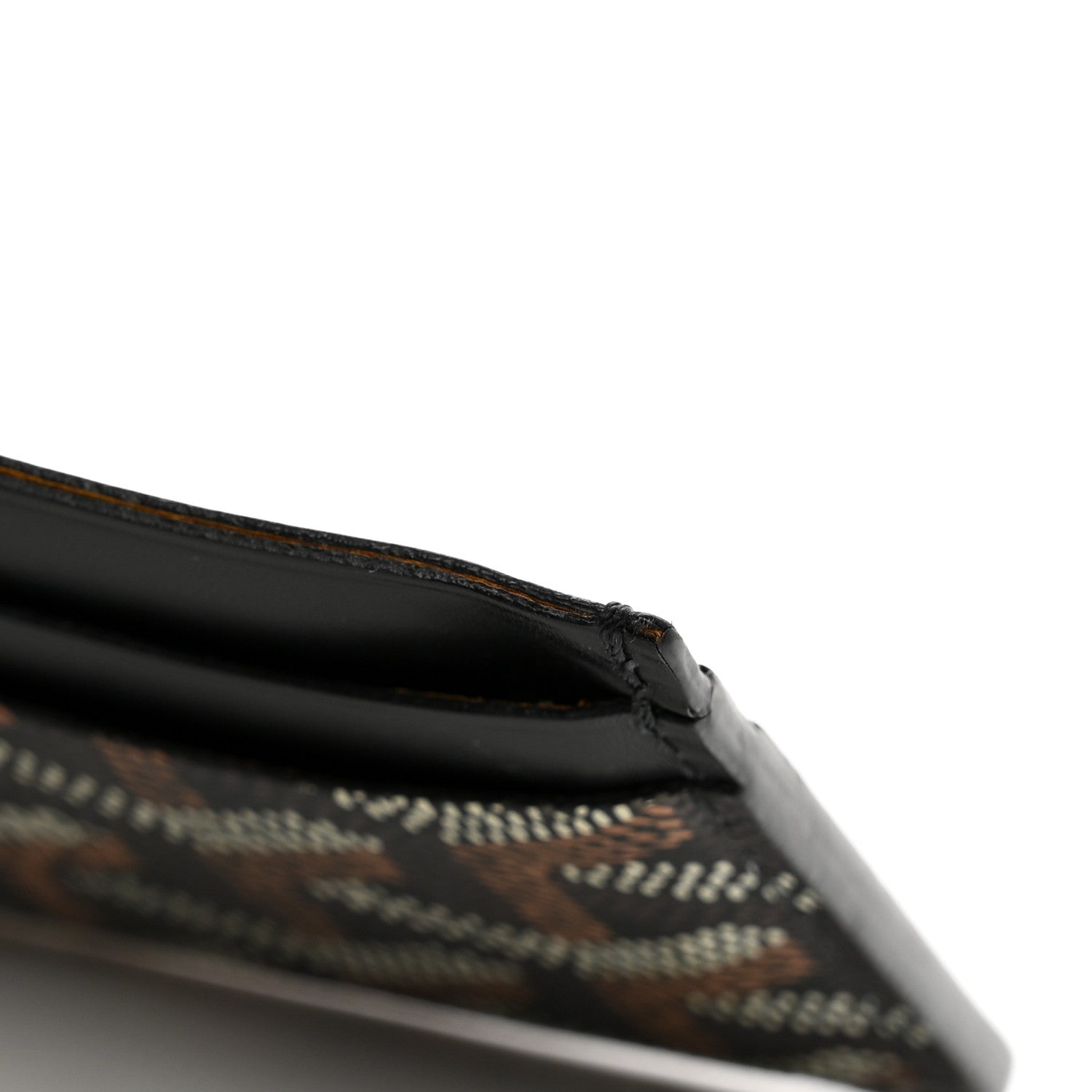 Goyard Goyardine Saint Sulpice Card Holder Black 7 of 7