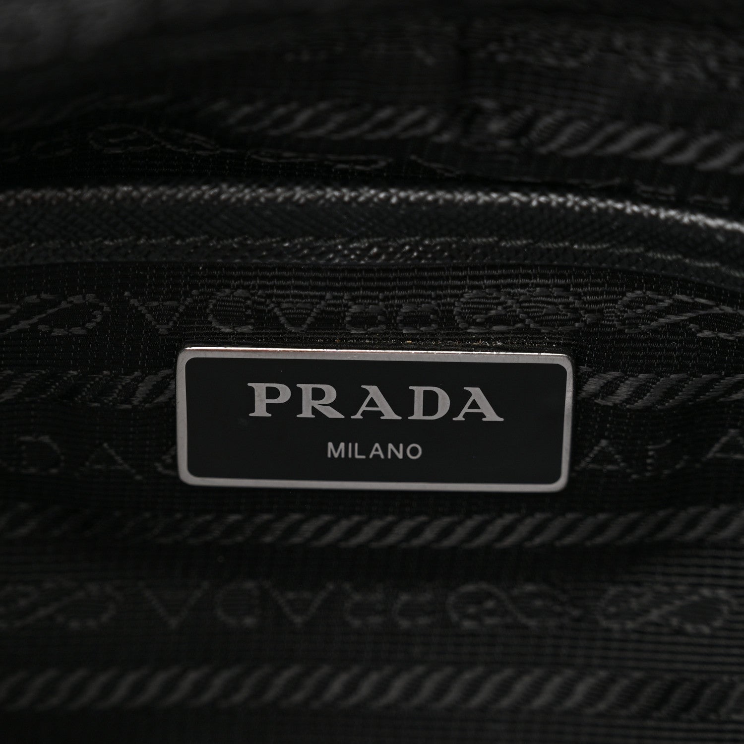 Prada Tessuto Nylon Saffiano Small Backpack Black 6 of 14