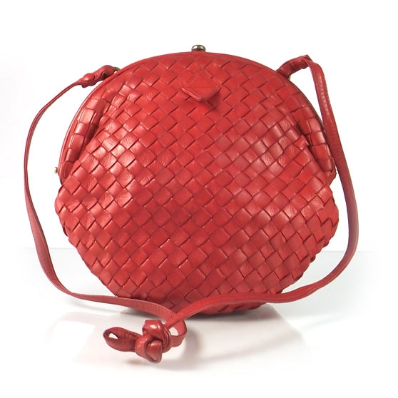 Vintage Woven Frame Bag Red
