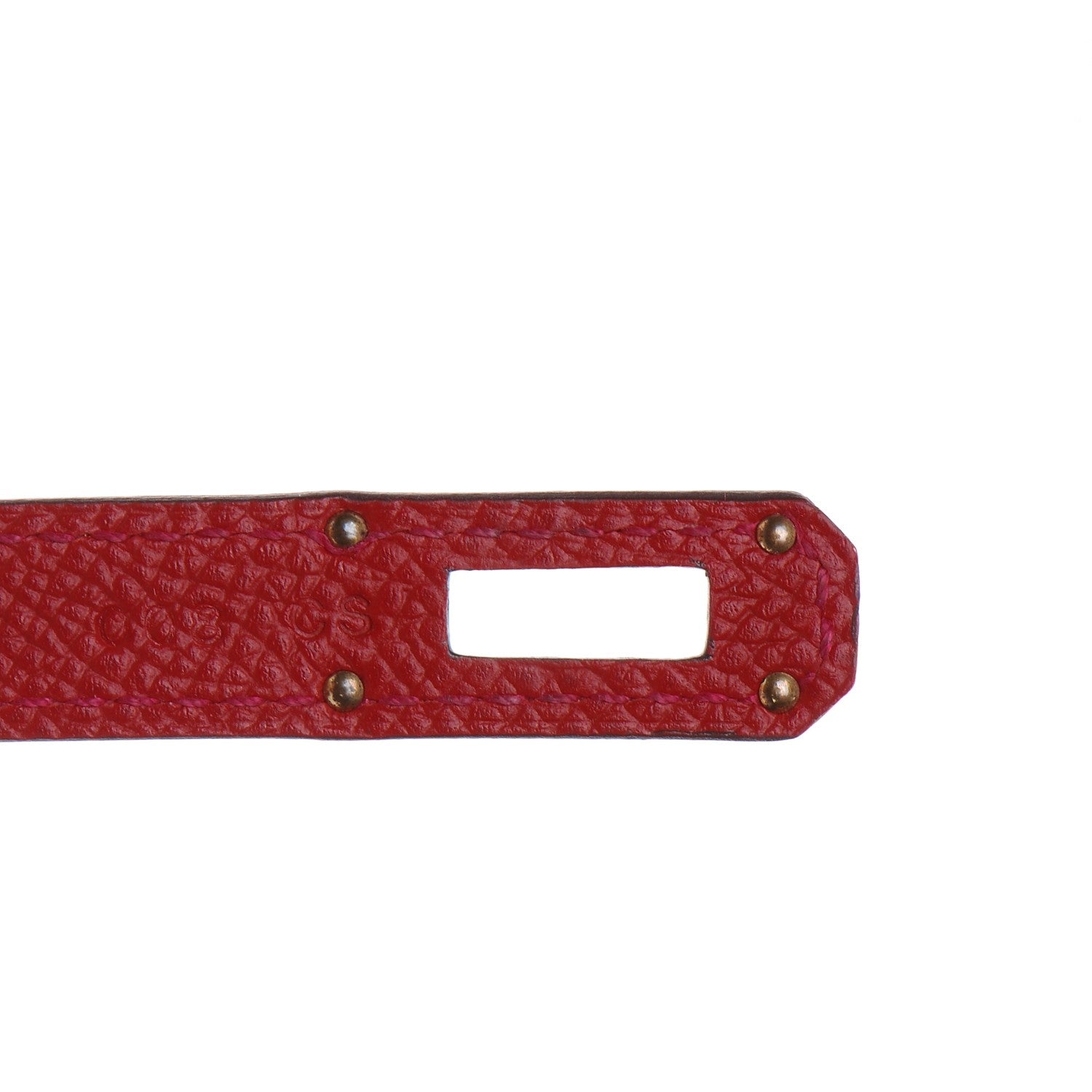 Hermes Epsom Kelly Medium Wallet Rouge Casaque 9 of 13