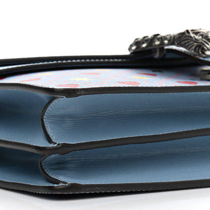 Gucci Calfskin Valentine's Day Exclusive Small Dionysus Bag Blue 5 of 11