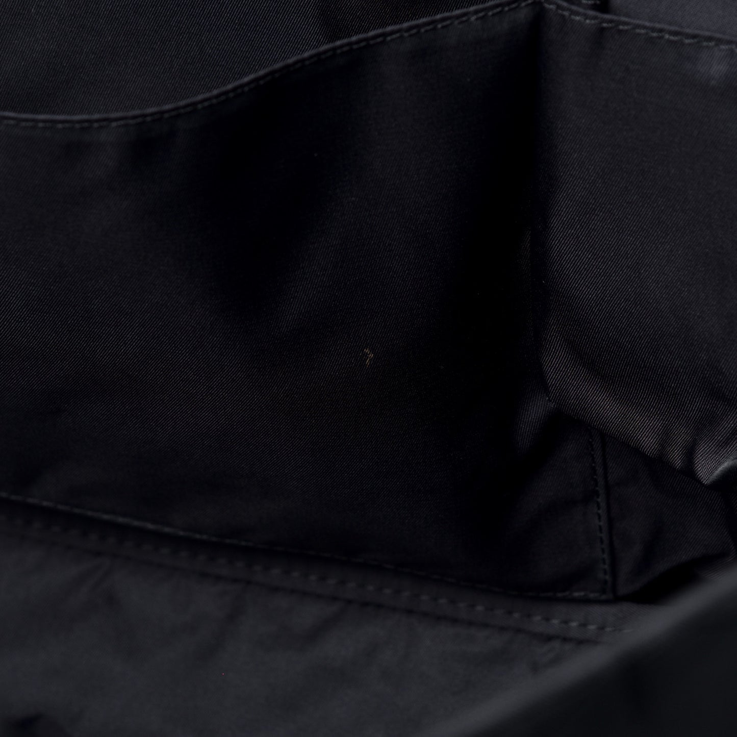 Nylon Large Travel Tote Black