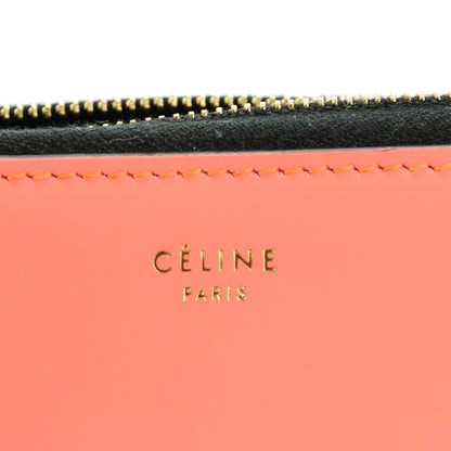 Celine Spazzolato Calfskin Large Zip Around Multifunction Wallet Pink 7 of 9