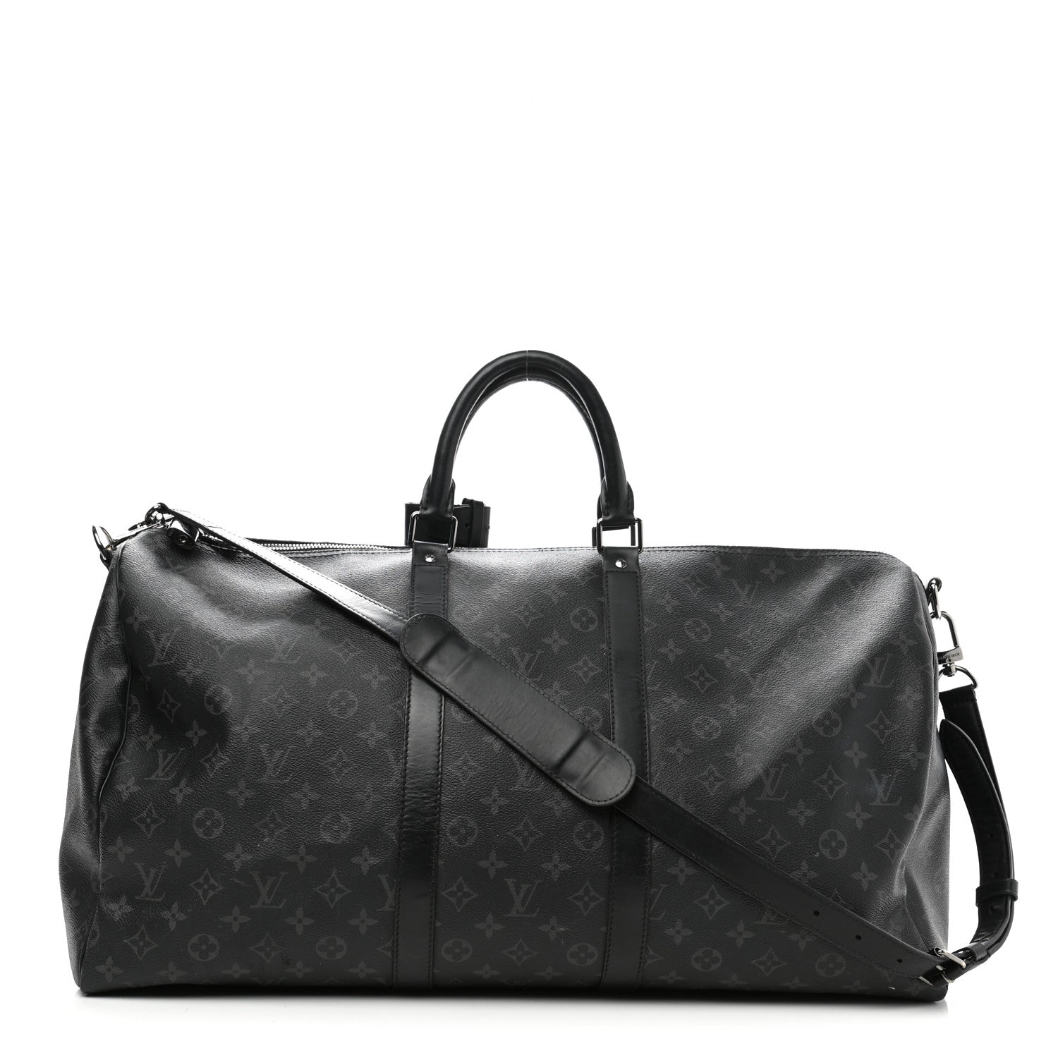 Louis Vuitton Monogram Eclipse Keepall Bandouliere 55 1 of 11