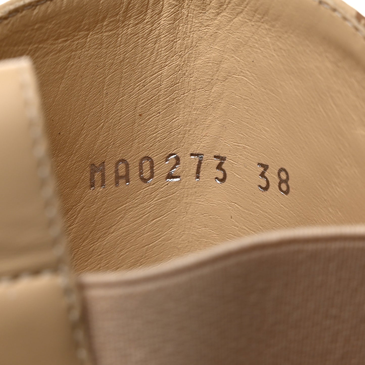 Suede Calfskin Embossed Monogram Laureate Platform Desert Boots 38 Beige