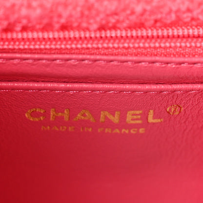 Chanel Tweed Quilted 2.55 Reissue Mini Flap Pink 6 of 11