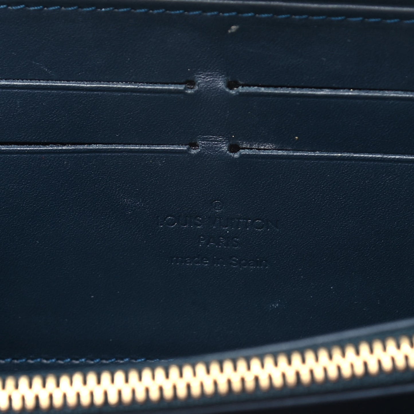 Vernis Zippy Wallet Blue Nuit