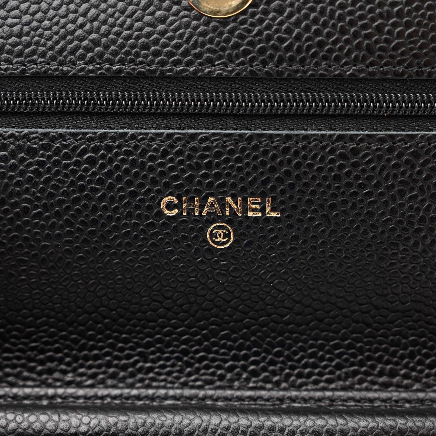 Chanel Caviar Quilted Wallet On Chain WOC Black 6 of 12