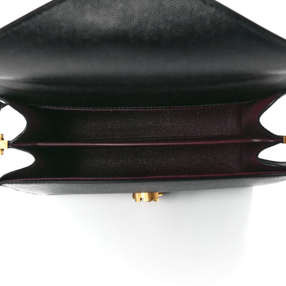 Saint Laurent Grain de Poudre Medium Classic Monogram Cassandra Top Handle Black Rouge Legion 5 of 12