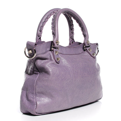 Balenciaga Agneau Giant 12 Silver Hardware Town Glycine 4 of 11