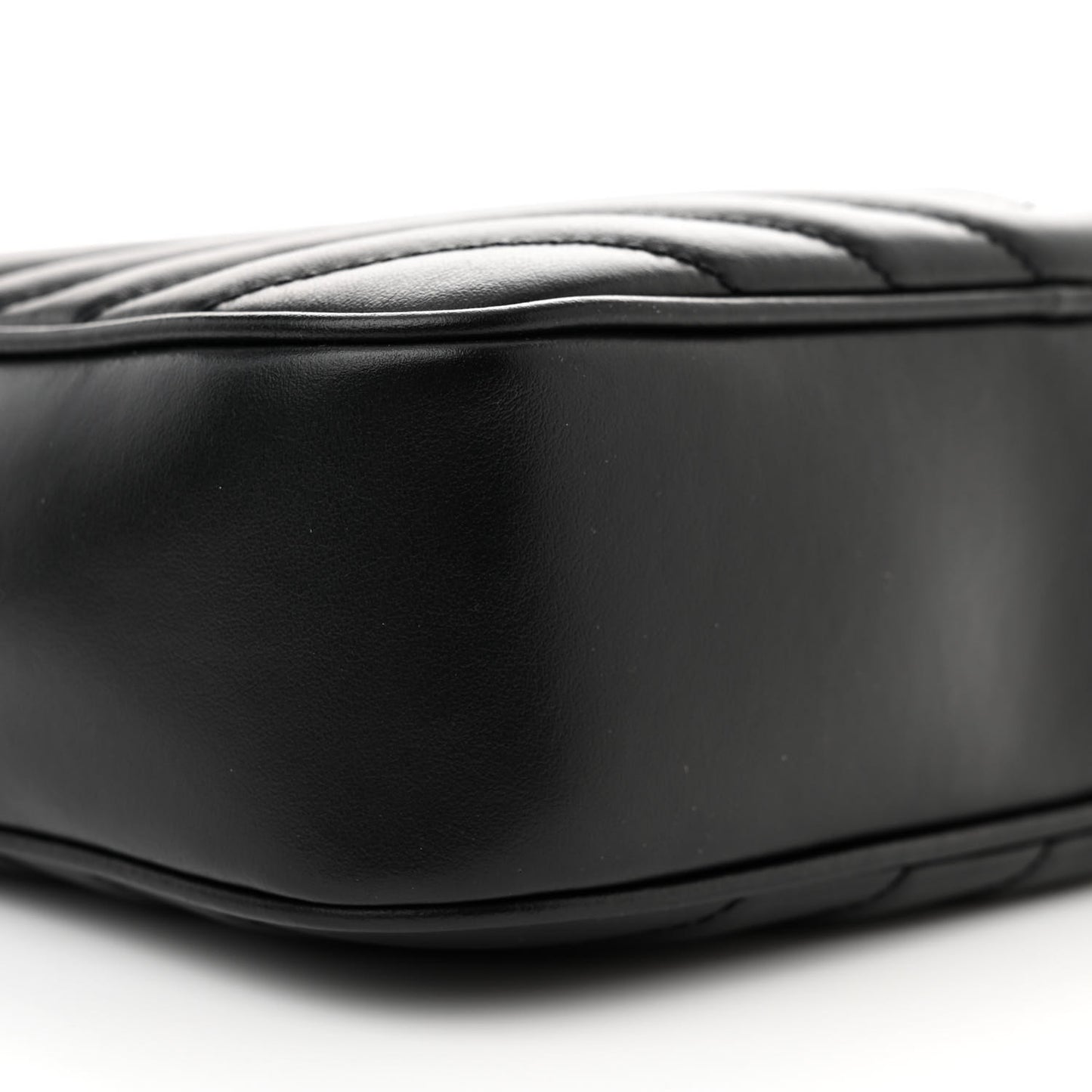 Calfskin Matelasse Monogram Lou Camera Bag Black