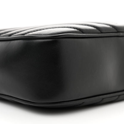 Saint Laurent Calfskin Matelasse Monogram Lou Camera Bag Black 9 of 11