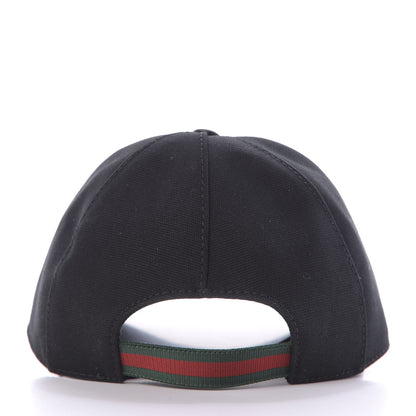 Gucci Cotton Web Baseball Hat S Black 5 of 9