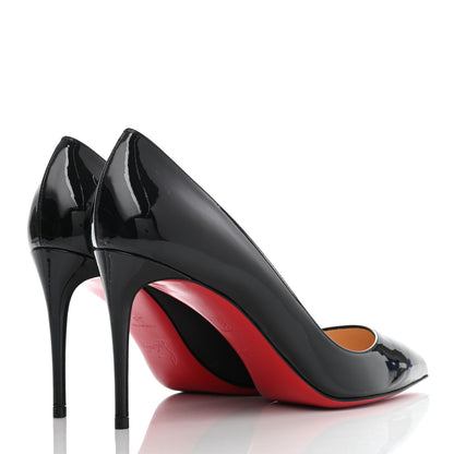 Christian Louboutin Patent Pigalle Follies 85 Pumps 39 Black 4 of 6