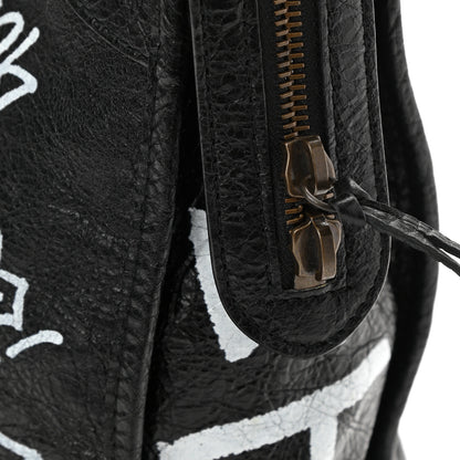 Balenciaga Agneau Arena Graffiti All Over Classic Hardware City Black White 11 of 12