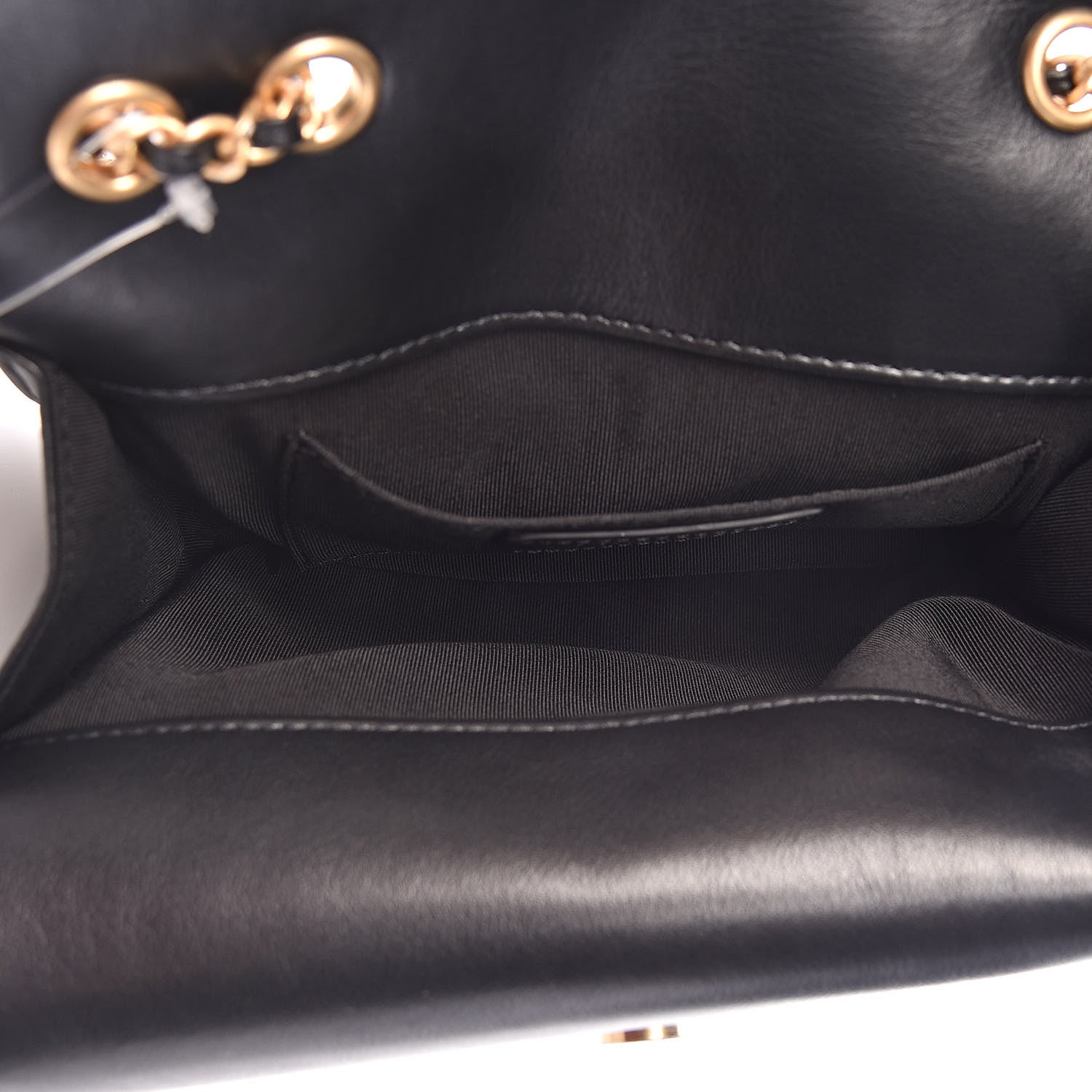 Chanel Calfskin Quilted Triple Flap Black 5 of 12