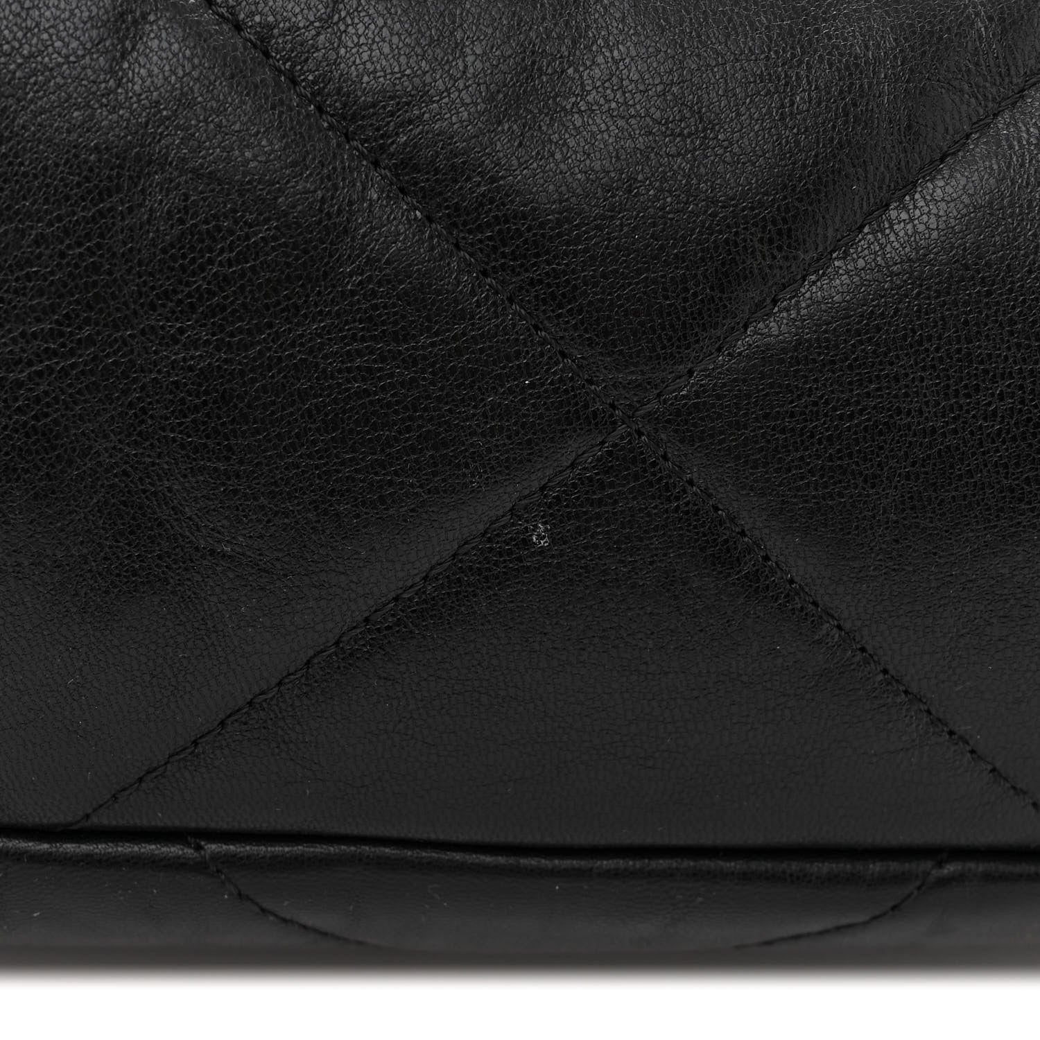 Chanel Lambskin Quilted Large Chanel 19 Flap Black 12 of 14
