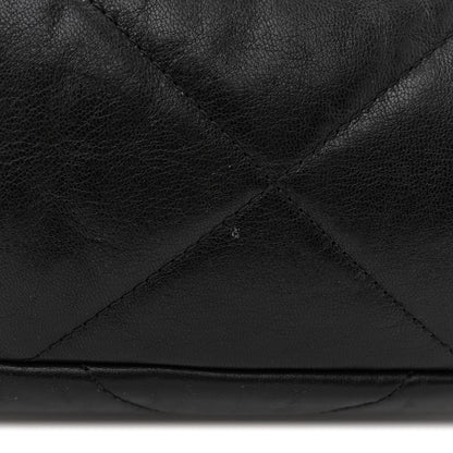 Chanel Lambskin Quilted Large Chanel 19 Flap Black 12 of 14