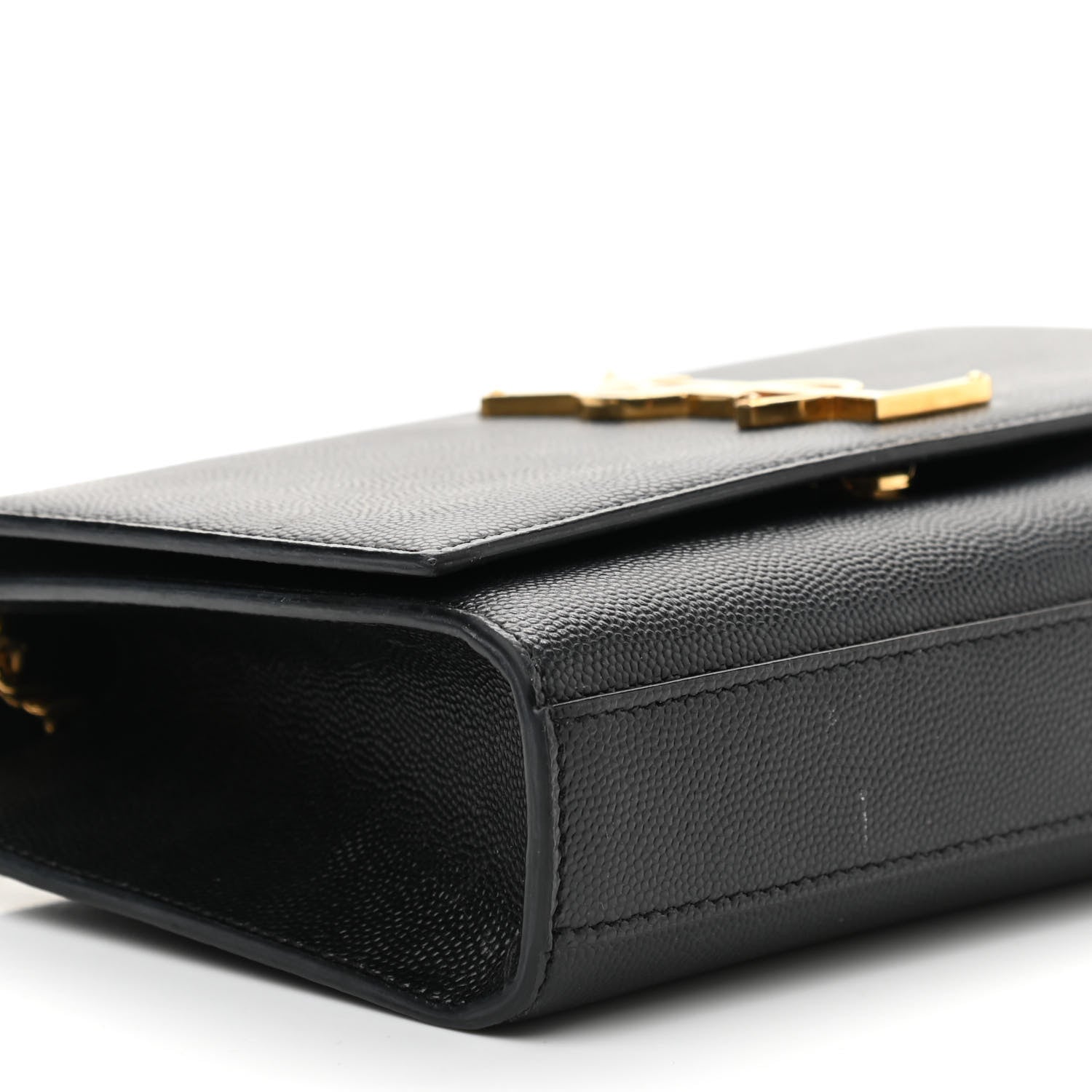 Saint Laurent Grain De Poudre Small Monogram Kate Satchel Black 8 of 12